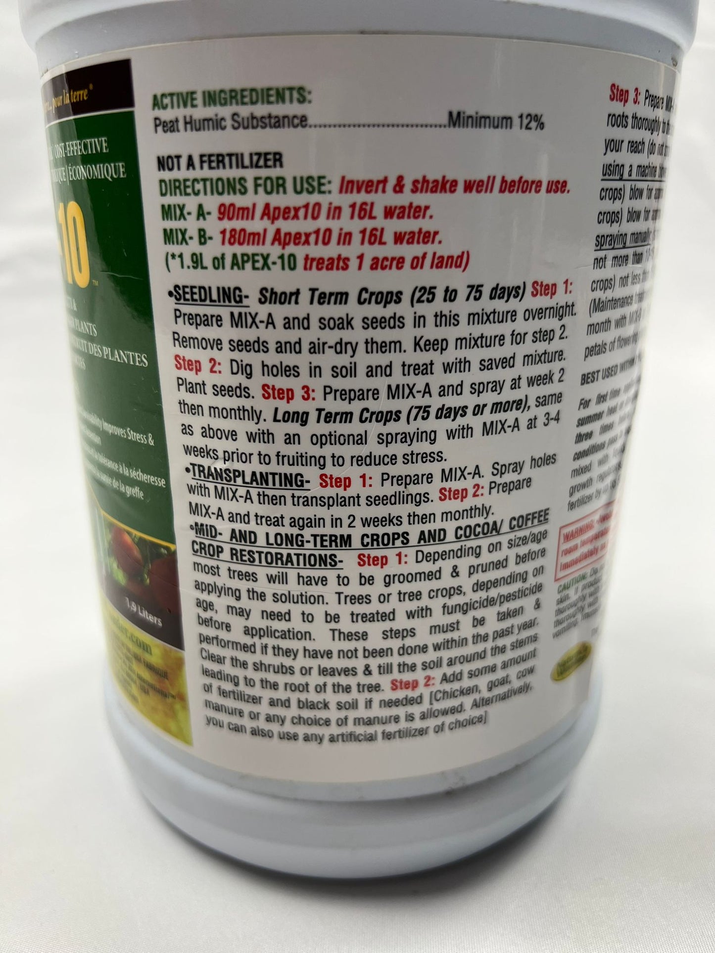 APEX-10 1.9L Carton of 6